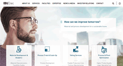 Desktop Screenshot of ibu-tec.com